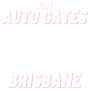 Just Auto Gates Brisbane - White Logo